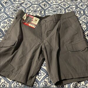 COPPER CREEK Men’s Gray Cargo Shorts - Durable Pocket Utility